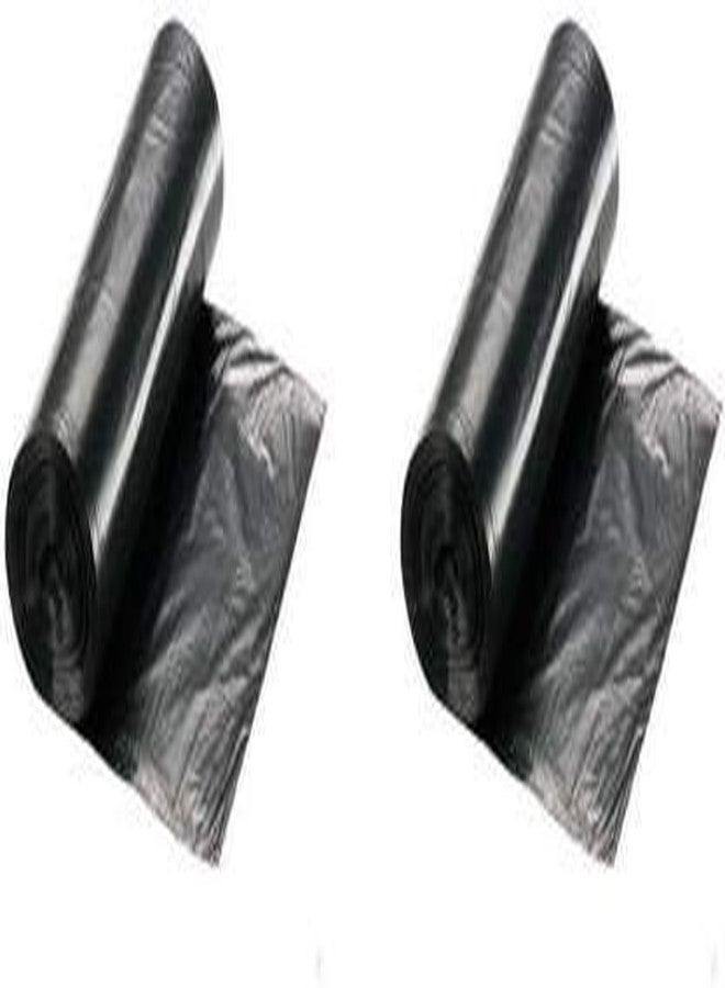 Swab™ Garbage Bags Size Large 24 inch X 32 inch (Black) Pack of 02 Roll(30 Bags)(Trash Bag/Dustbin Bag) - Image 1